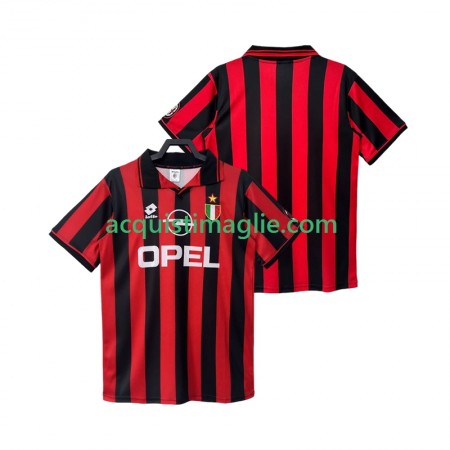 Divisa di Calcio AC Milan Retro Prima 1996 1997